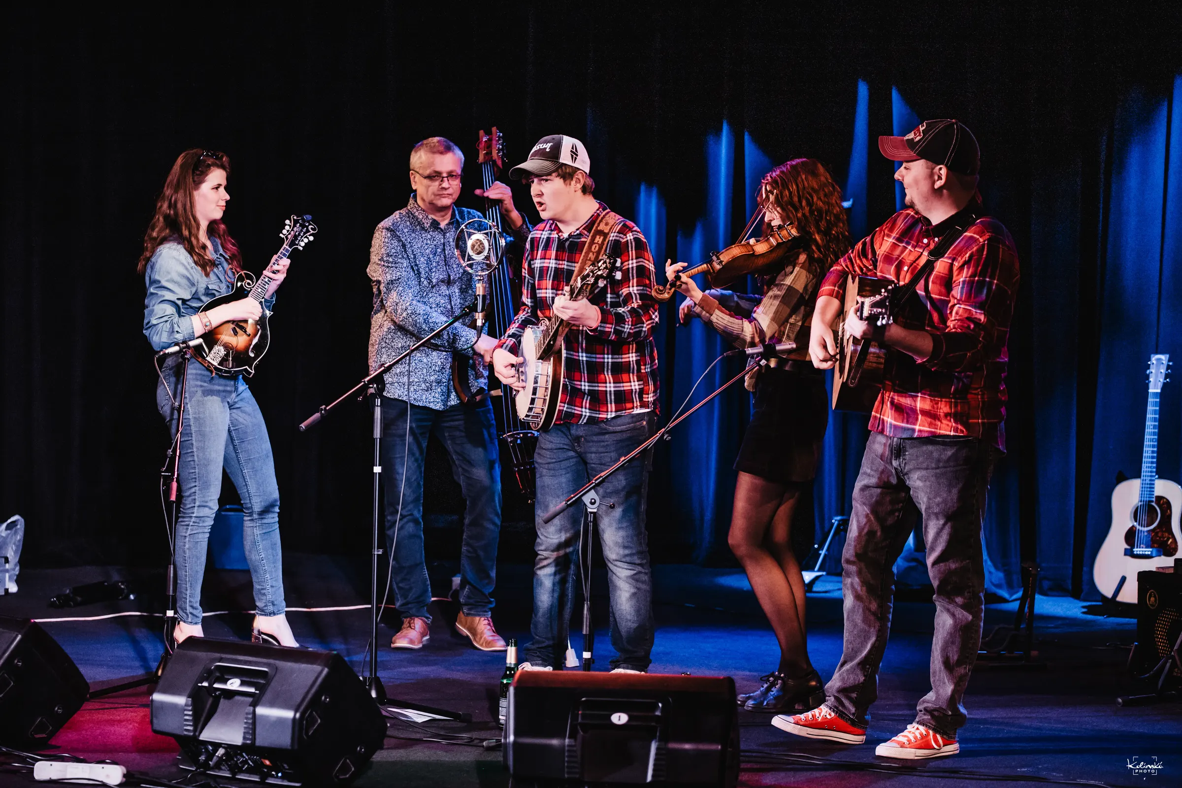 Young Sparks performing live on stage